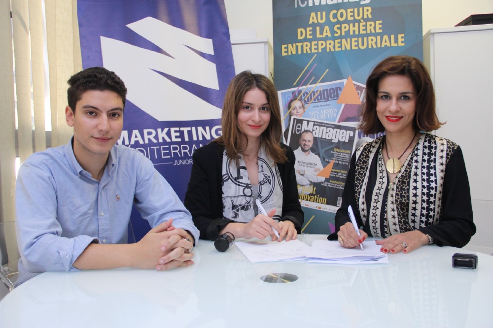 Le Manager signe une convention de partenariat avec Marketing Méditerranée Tunisie
