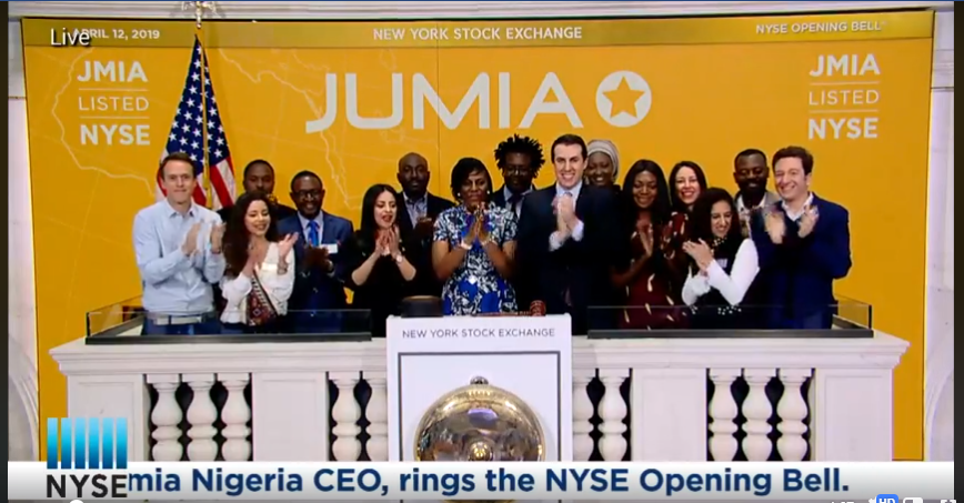 Jumia entre à la bourse du New York Stock Exchange