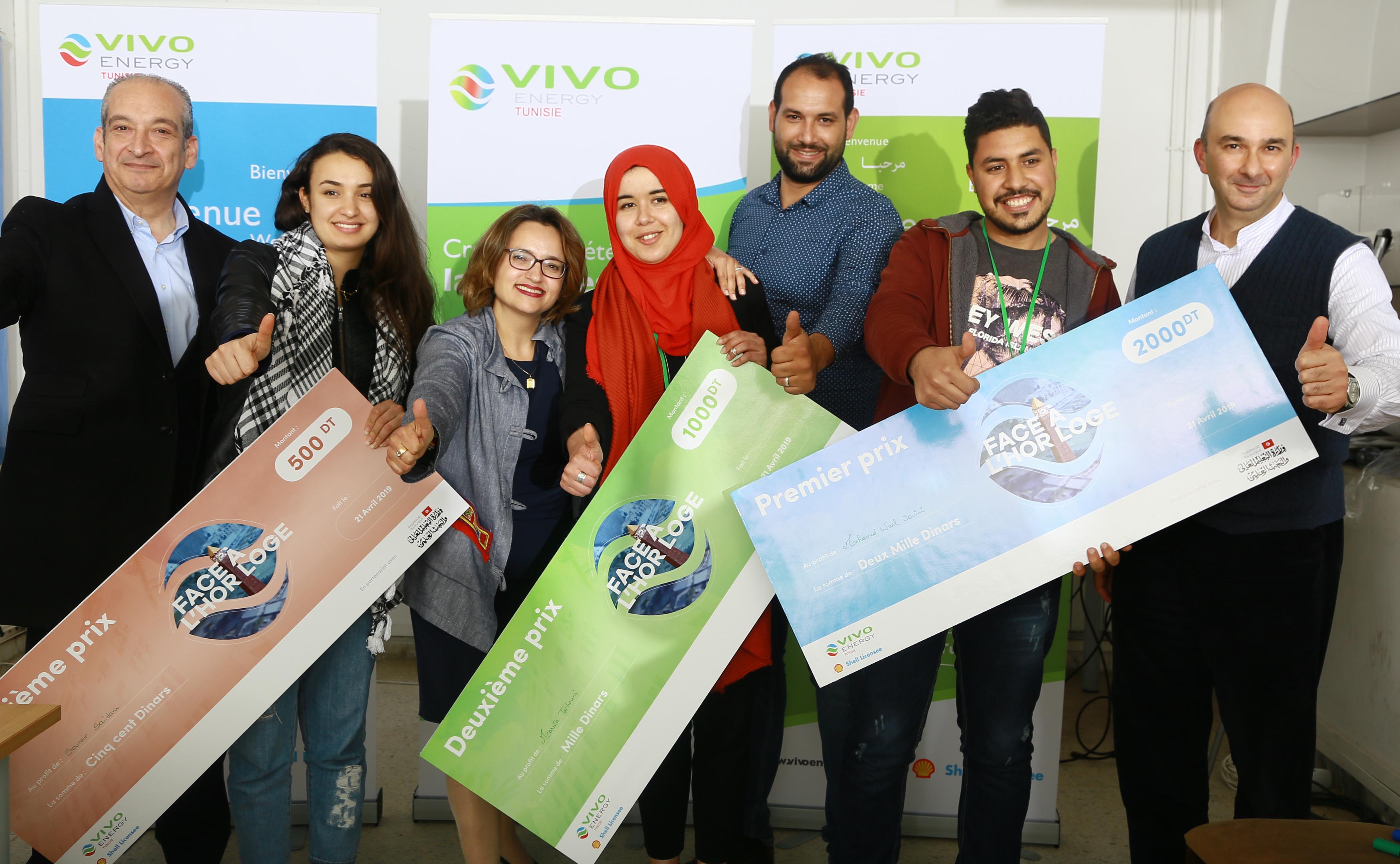 “Face à l’horloge” dévoile son palmarès : 3 prix et le privilège de relooker la façade de Vivo Energy