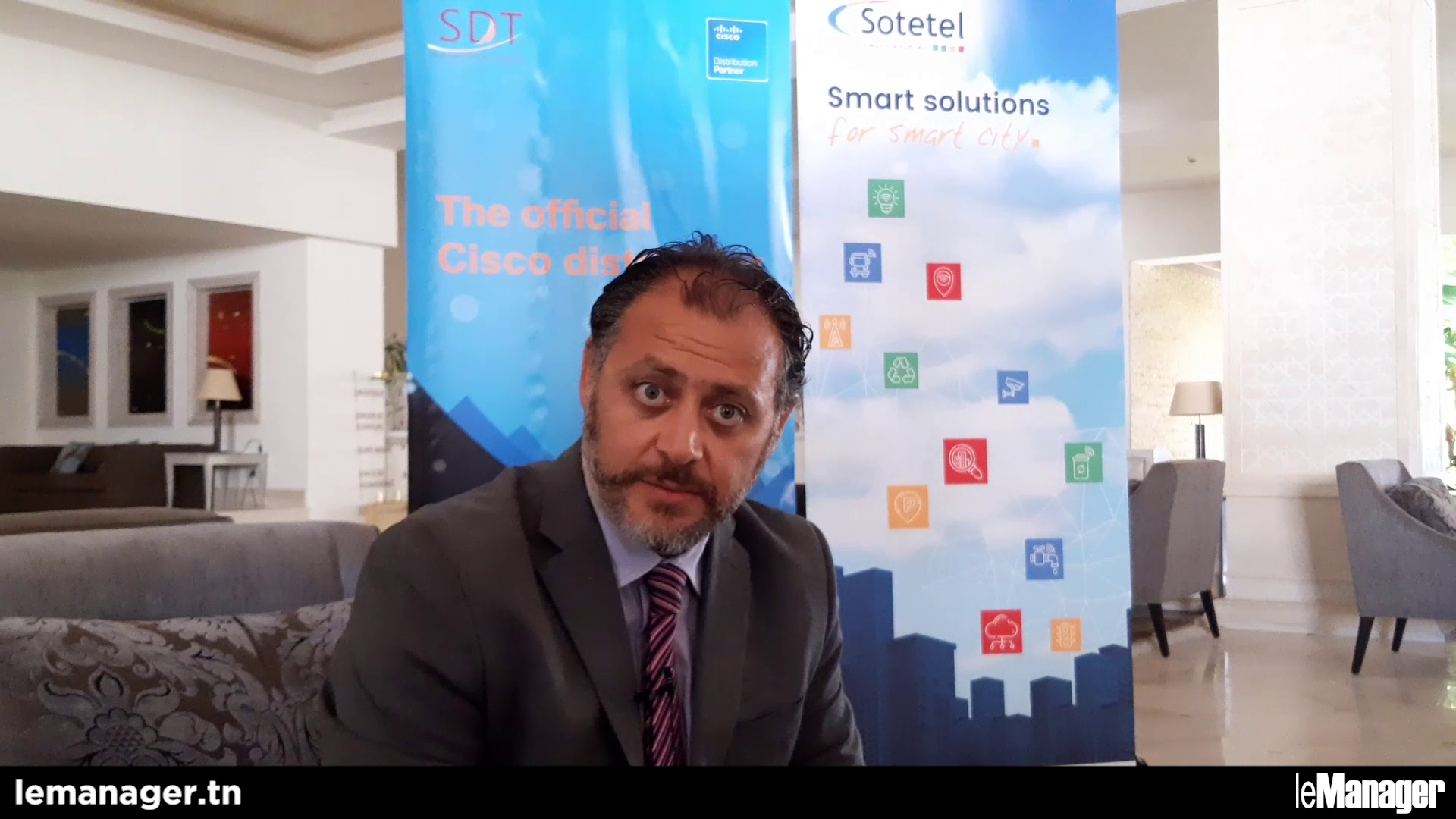 Interview avec Skander Ghattas, country manager à Cisco et Habib Bouattay, directeur général de Sotetel