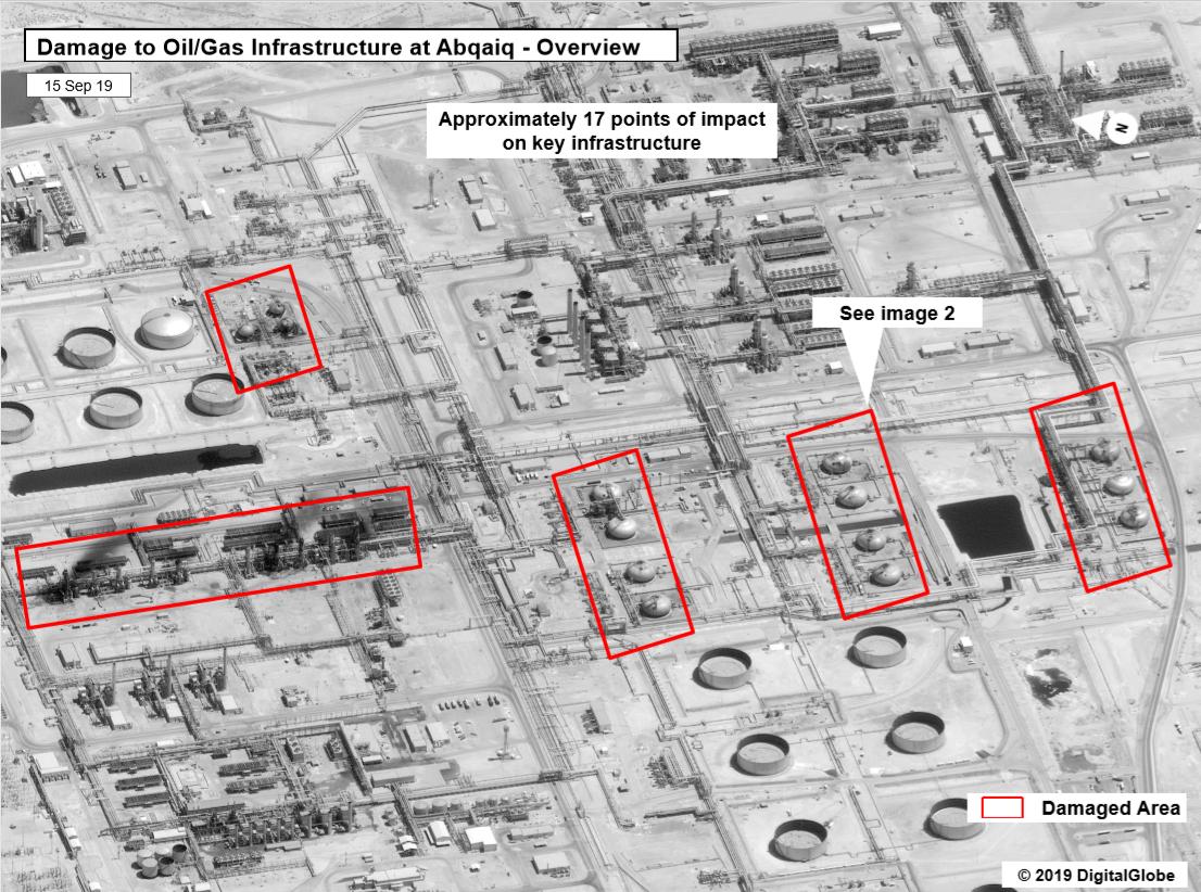 Pétrole: montée en flèche des prix après l’attaque des Houthis sur l’Arabie Saoudite