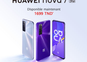 Huawei nova 7 5G désormais disponible en Tunisie