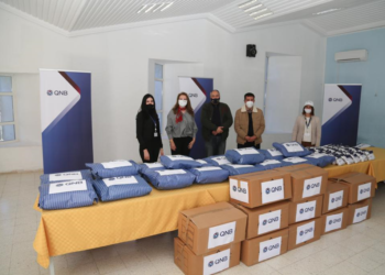 QNB accompagne les enfants de Thala pour “un Hiver au chaud”
