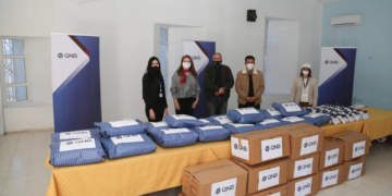 QNB accompagne les enfants de Thala pour “un Hiver au chaud”