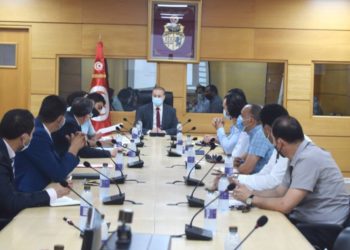 Réunion de travail pour suivre l’avancée de la numérisation des procédures du commerce extérieur