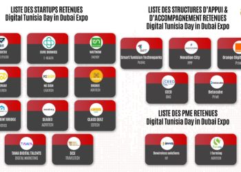 Le ministère des Technologies annonce la liste des participants retenus pour le Digital Tunisia Day à Dubaï