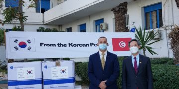 L’ambassade de Corée fait un don de kits de dépistage COVID-19