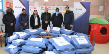 QNB organise la campagne Hiver au chaud au profit des enfants de Siliana
