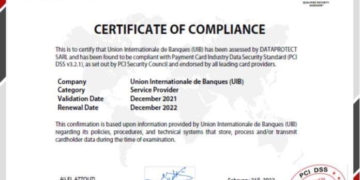 UIB certifiée PCI-DSS pour la 4ème année consécutive