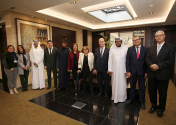 Première réunion du conseil d’administration de la Banque de Tunisie et des Émirats dans son nouveau siège social