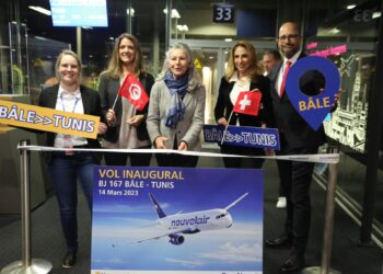 Nouvelair inaugure sa nouvelle ligne aérienne Tunis–Bâle