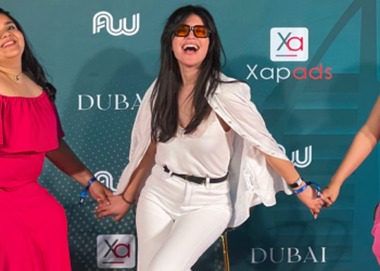 Sarah Lamine sous le feu des projecteurs à Dubaï