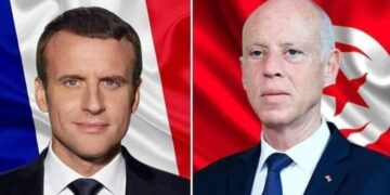 “La France soutient la Tunisie dans ses discussions avec le FMI”, a dit Macron à Kaïs Saïed