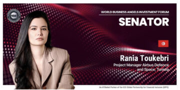 Rania Toukebri, représentante officielle tunisienne du World Business Angels Forum