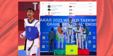 Mohamed Khalil Jendoubi remporte l’or et se qualifie pour les JO Paris 2024