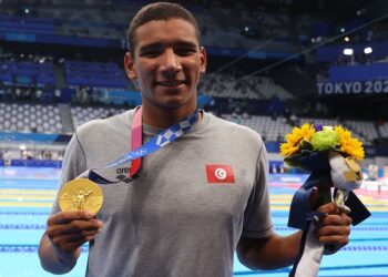 Ayoub Hafnaoui décroche la médaille d’argent au 400 m nage libre lors des Championnats du monde de natation 2023