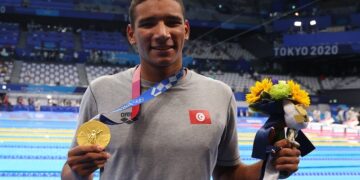 Ayoub Hafnaoui décroche la médaille d’argent au 400 m nage libre lors des Championnats du monde de natation 2023