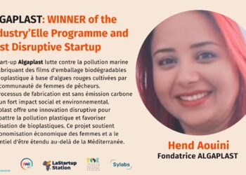 Algaplast gagnante du programme Industry’Elle et élue meilleure startup disruptive