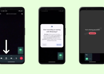 WhatsApp introduit le partage d’écran dans les appels vidéo