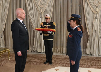 Wafa Fehri, première femme générale de brigade dans l’armée tunisienne