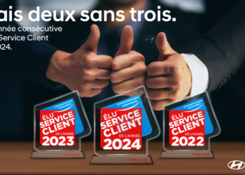 Hyundai Tunisie honoré pour la troisième année consécutive en tant que «Elu Service Client de l’Année 2024»