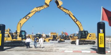 Tractafric Equipment réussit le transfert d’une dragline de 4000 tonnes des USA au Maroc