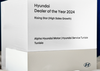 Hyundai Tunisie obtient le label régional pour la meilleure progression des ventes