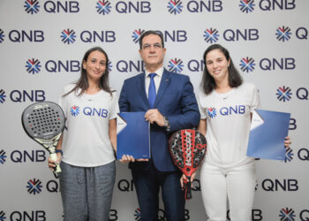 QNB sponsor officiel des championnes Tunisiennes de Padel « Aida Fehri » et « Dorra Chamli »