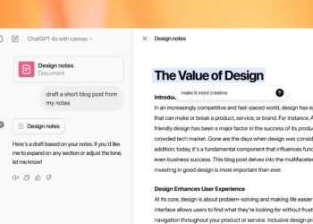 Canvas: ChatGPT lance une nouvelle fonctionnalité