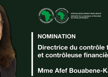 La Tunisienne Afef Bouabene-Kallel nommée directrice du contrôle financier de la BAD