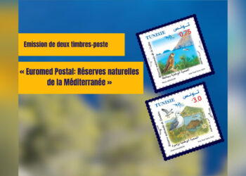 Deux nouvelles émissions de timbres-poste sur le thème «Euromed Postal: réserves naturelles de la Méditerranée»