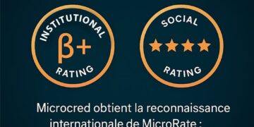 Microcred SA reconnue par MicroRate pour sa solidité institutionnelle et son impact social
