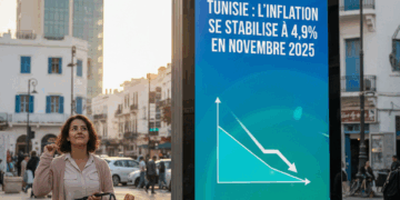 Tunisie: l’inflation se stabilise à 4,9% en novembre 2025