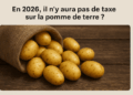 En 2026, il n’y aura pas de taxe sur la pomme de terre ?