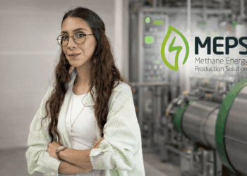 Khouloud Ayachi, fondatrice de MEPS, startup tunisienne spécialisée dans la production de biogaz et de fertilisant à partir de déchets organiques.