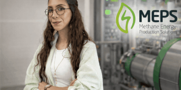 Khouloud Ayachi, fondatrice de MEPS, startup tunisienne spécialisée dans la production de biogaz et de fertilisant à partir de déchets organiques.