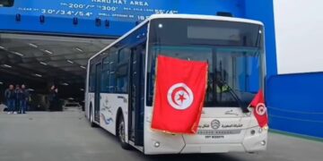 La Tunisie reçoit 134 nouveaux bus chinois sur un total de 461
