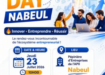 Le Réseau National des Pépinières d’Entreprises de l’APII organise le Startup Day Nabeul 2026